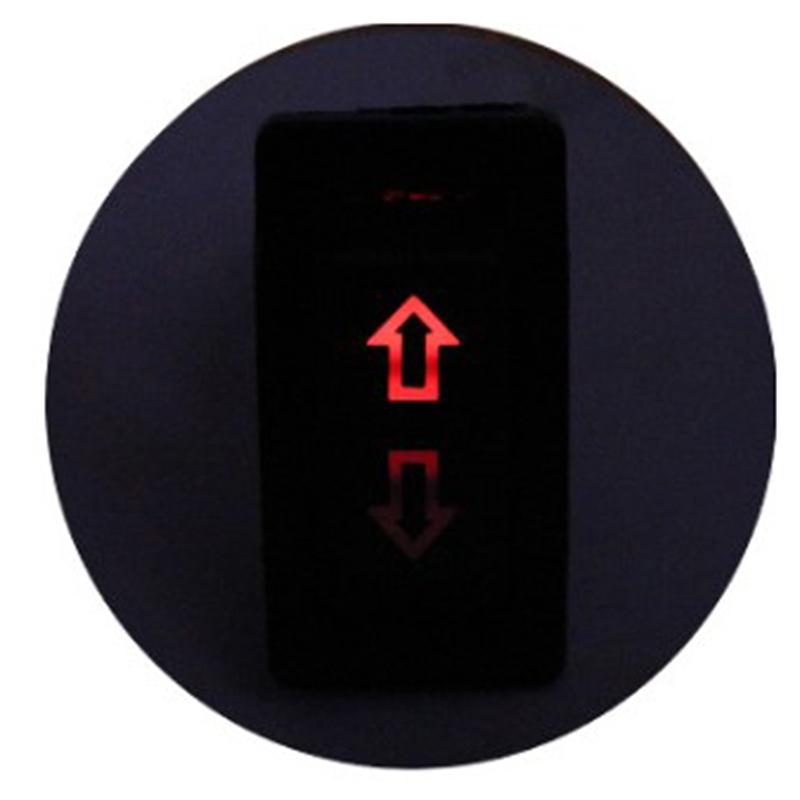 Dpdt Dc 12V 20A Универсальный Автомобильный Выключатель Стеклоподъемника 5 Штырей Черный