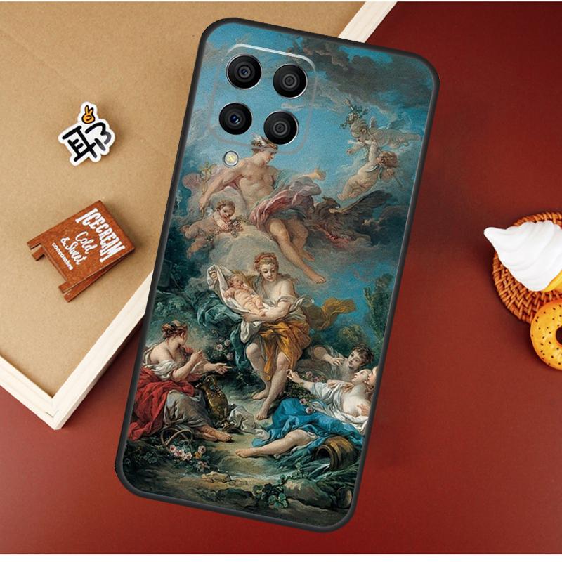 Ангелы эпохи Возрождения для чехла Samsung Galaxy M31 M51 M21 M11 M20 M13 M33 M53 M52 M32 M12 M14 M34 M54 M55 M15