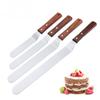 1 шт. лопатка для глазури для украшения торта, профессиональная лопатка для глазури со смещением и подвесной деревянной ручкой