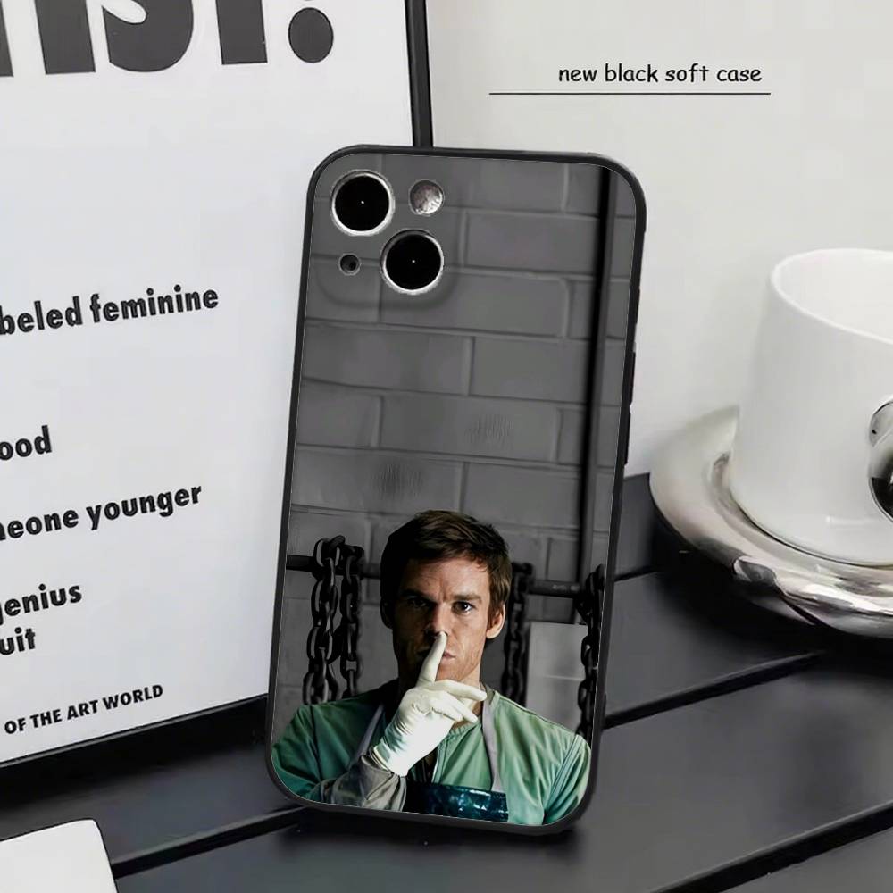 D-Dexter M-Morgan Phone Case Silicone Soft For IPhone 17 Air 16 15 14 13 12 11 Plus Pro Max Plus