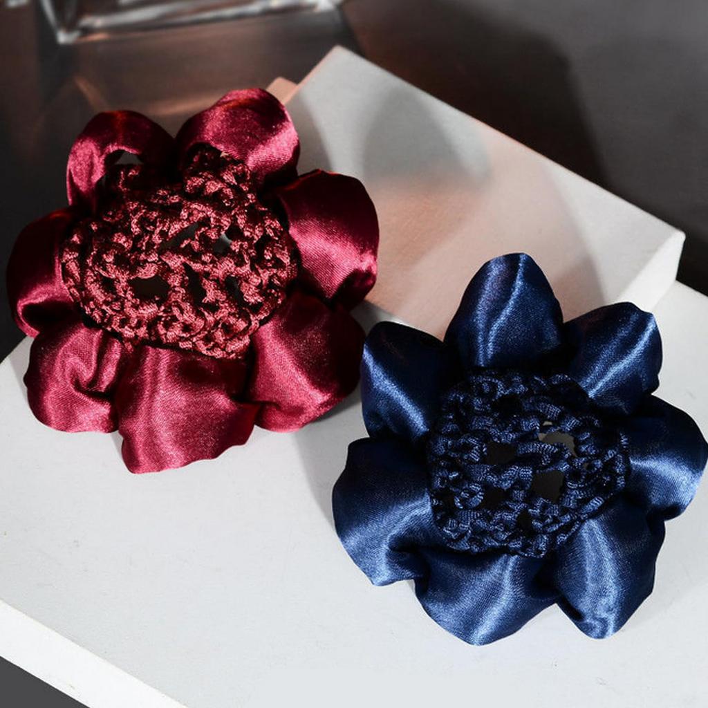 Hair Bun Hair Net Professional Headwear for Air Force and Secure Easy to Korean Stylish Net, Net, Tie, Scrunchie, Included, Adults, Nurses, Uniforms,