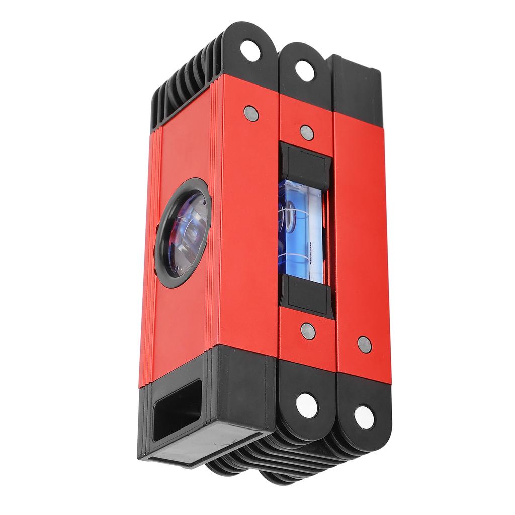 Магнитный Складной Уровень 3 Секции Гибкий Уровень Многоугольный Деревообрабатывающий Уровень Измерительный Инструмент Красный