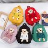 Cartoon Toddler School Backpack With Cute Bear Pendant And Lightweight Design