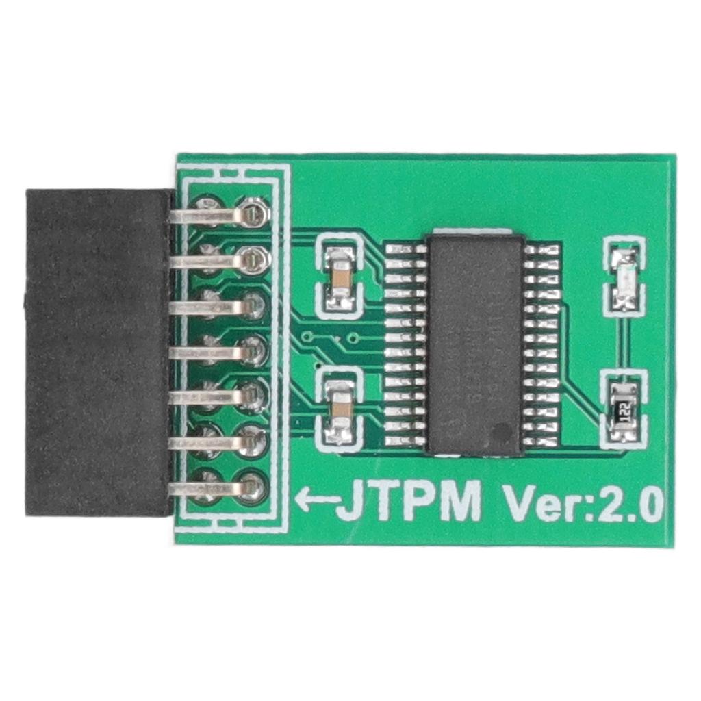Для модуля TPM 2.0 MSI Strong Encryption 14-контактный интерфейс LPC Плата модуля TPM для Win11 Зеленый для модуля TPM2.0 MSI Модуль TPM