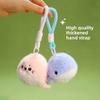 Cartoon Sea Creature Plush Charm With Durable Material For Bags And Car Keys