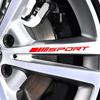 4-Piece Спортивные Наклейки на Ступицы Колес Кольца Колес Колесные Диски Racing Tire