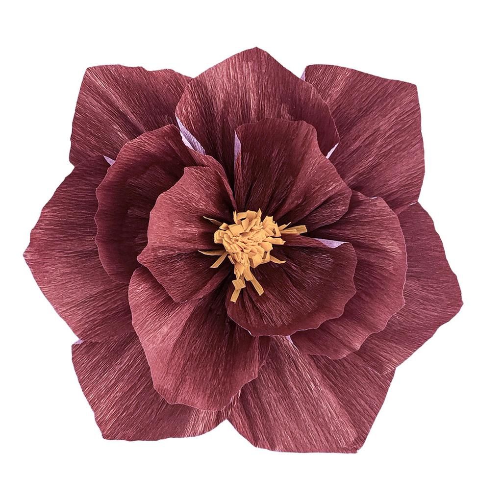 Lotus 20/25/30Cm Root Color Wrinkle Paper Flower Pleated 3D Paper Art Flowers Wedding Room Decoration Background Wall Layout