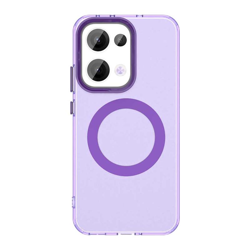 Transparent Case For Oppo Reno 13 Case Oppo Reno 13 5G Magnetic Adsorption Wireless Charge Cover For Oppo Reno 13 Case 6.59 inch