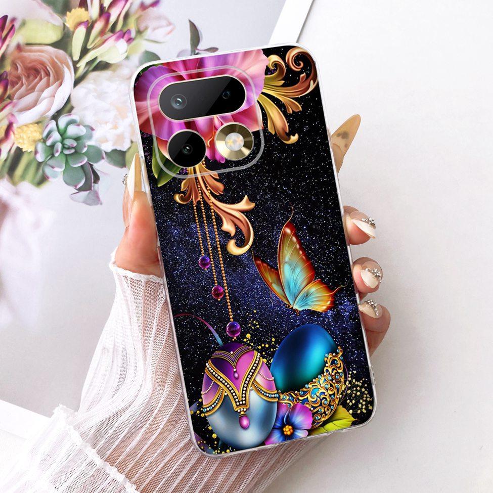 Transparent For Realme 16 Pro 5G Case Luxury Cute Cat Fashion Butterfly Cool Painted Casing For Realme RMX5121 RMX5120
