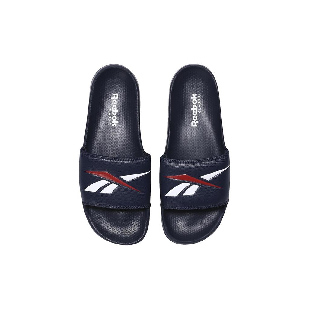 Reebok Классические шлепанцы Уютные Нескользящие Спортивные тапочки Синий Красный CN0211