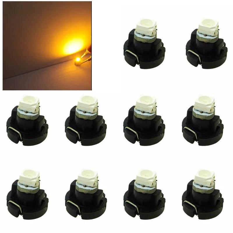 10 шт. T3 SMD светодиодные автомобильные лампы Neo Wedge Climate Instrument Gauge Dashboard Light Lamps Auto Interior Indicator Lamp