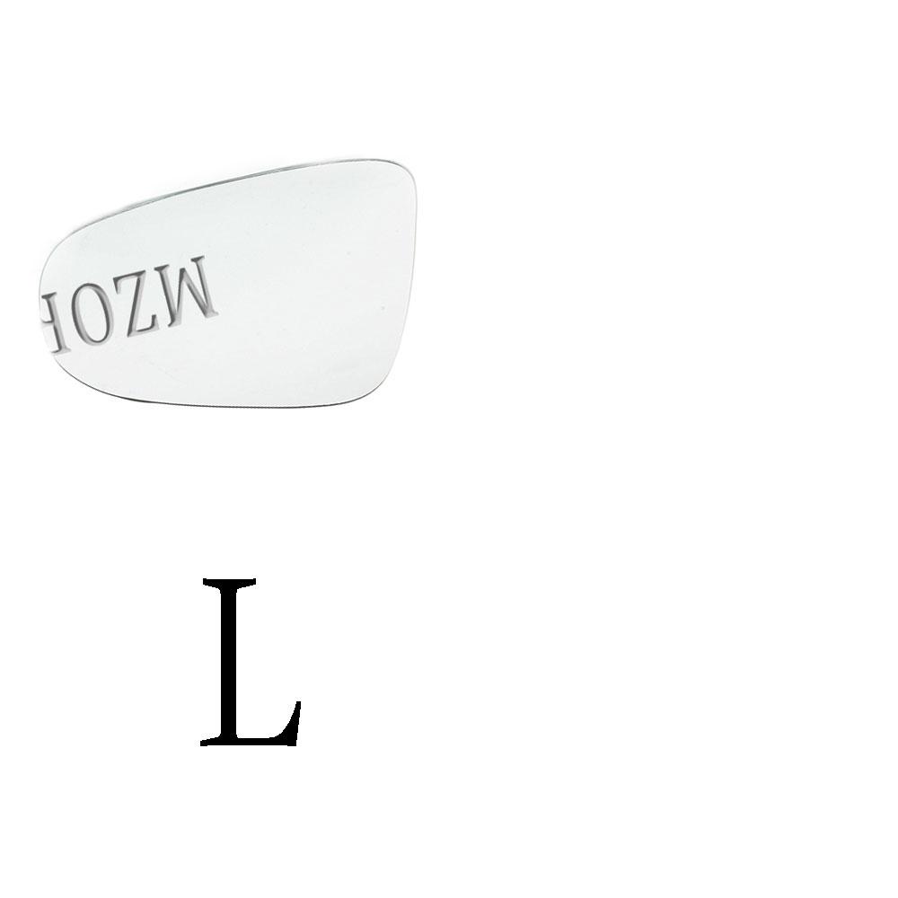 Боковое зеркало с подогревом, стекло зеркала заднего вида, крышка для VW Golf 6 MK6 2009-2013, ярко-черная крышка корпуса зеркала с дверным крылом