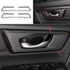 Внутренняя ручка двери Подходит для Honda CRV CR-V Декоративная накладка из углеродного волокна 2017-2021