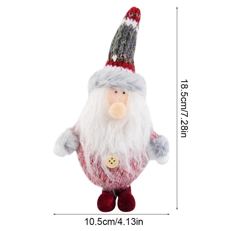 Рождественские подвески в виде куклы Санта-Клауса, снеговика, лося, рождественской елки, украшения для дома, 2025, детские новогодние подарки