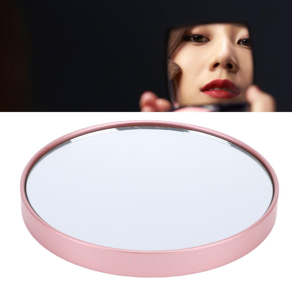 30x Magnifying Vanity Mirror Non Slip Waterproofing Suction Cup 8.8cm Magnified Makeup Mirror for Home Travel