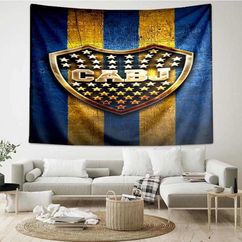 1PC Boca Football Club Printed Tapestry Room Decoration Wall Hanging for Living Room Bedroom, dormitory, Birthday and Christmas gifts