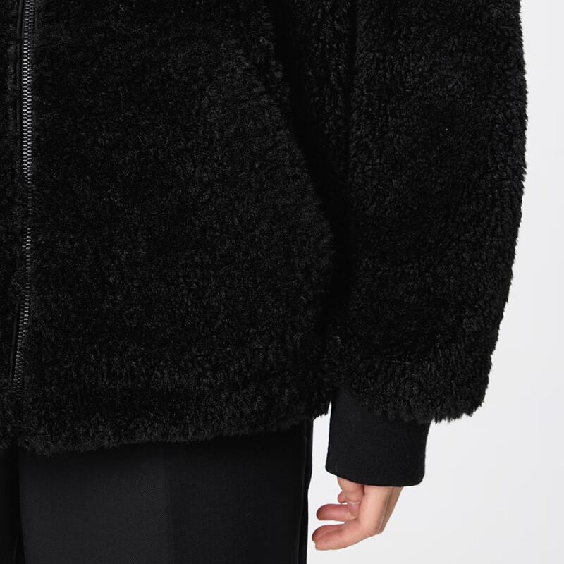 JNBY Faux Fur Hooded H-type Coat