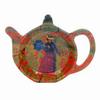 [A2648] - Melamine Sachet Holder 'Claude Monet' Les Coquelicots - 12x10 Cm