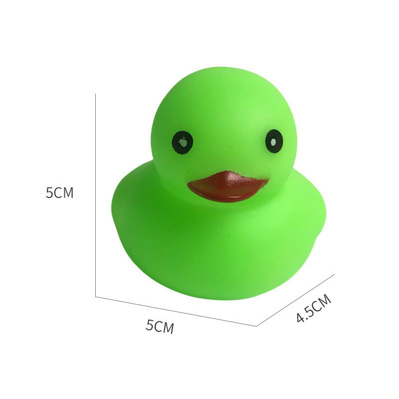 Colorful Small Yellow Duck Squeeze Toy For Swimming Play In Duckling Theme Pool
