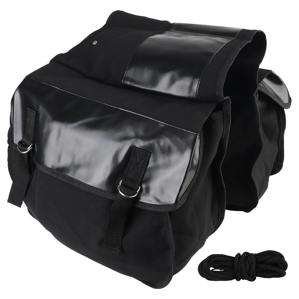 Мотоциклетная седельная сумка для велосипеда, квадроцикла, электровелосипеда, багажная грузовая сумка, холщовая сумка большой вместимости, мотоциклетные боковые задние сумки