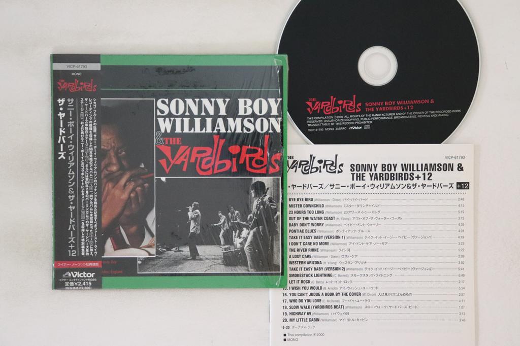 CD YARDBIRDS - Sonny Boy Williamson & The Yardbird VICP61793 VICTOR 2002 Япония Оби Рок Б/У