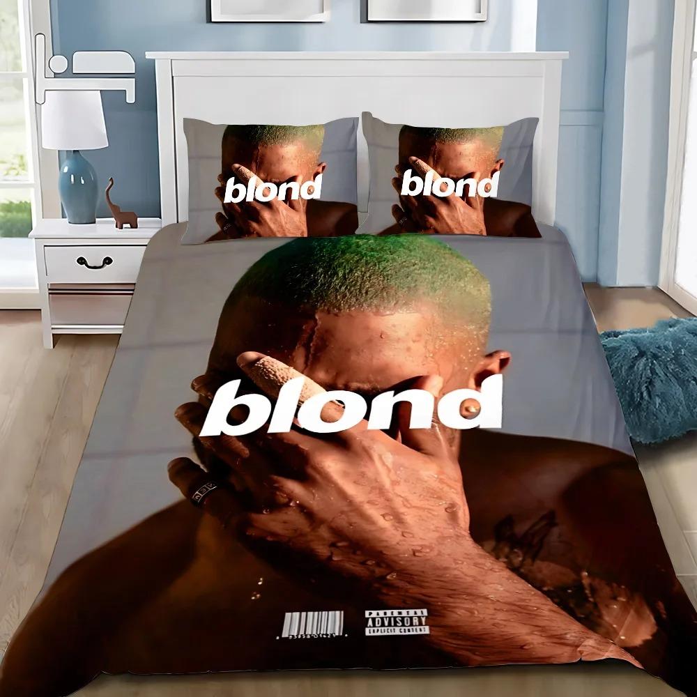 Пододеяльник Наволочка Комплект постельного белья Franks Blonds Oceans Взрослый Мальчик Девочка Украшение спальни Дети Подарок Односпальный Двуспальный Большой размер