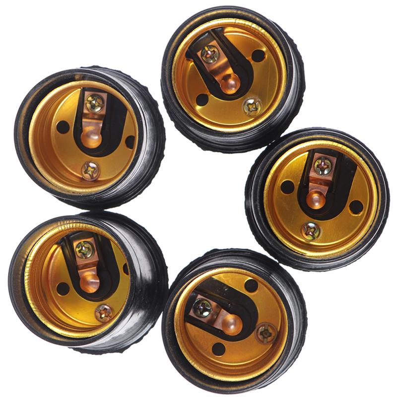 5X E27 4A ретро лампочка патрон подвесной Эдисон винтовой колпачок цоколь фитинги