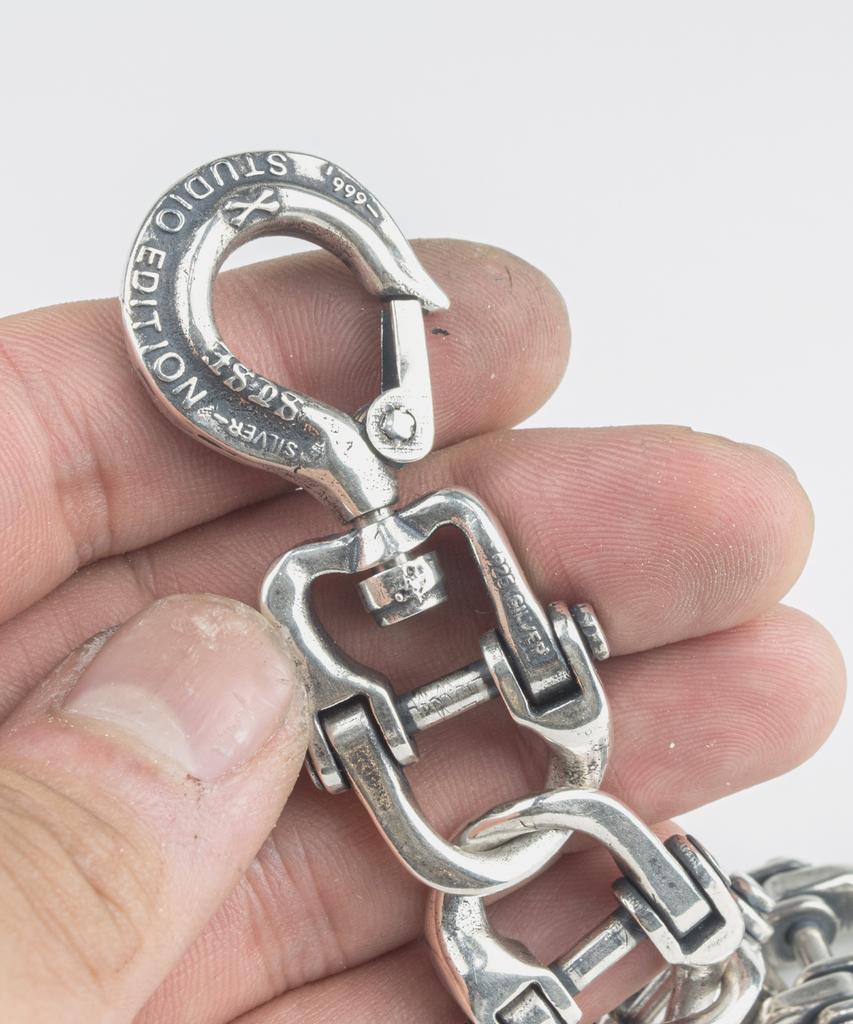 Sheen666 Industrial Series Sts009 Connecting Link Silver Bracelet