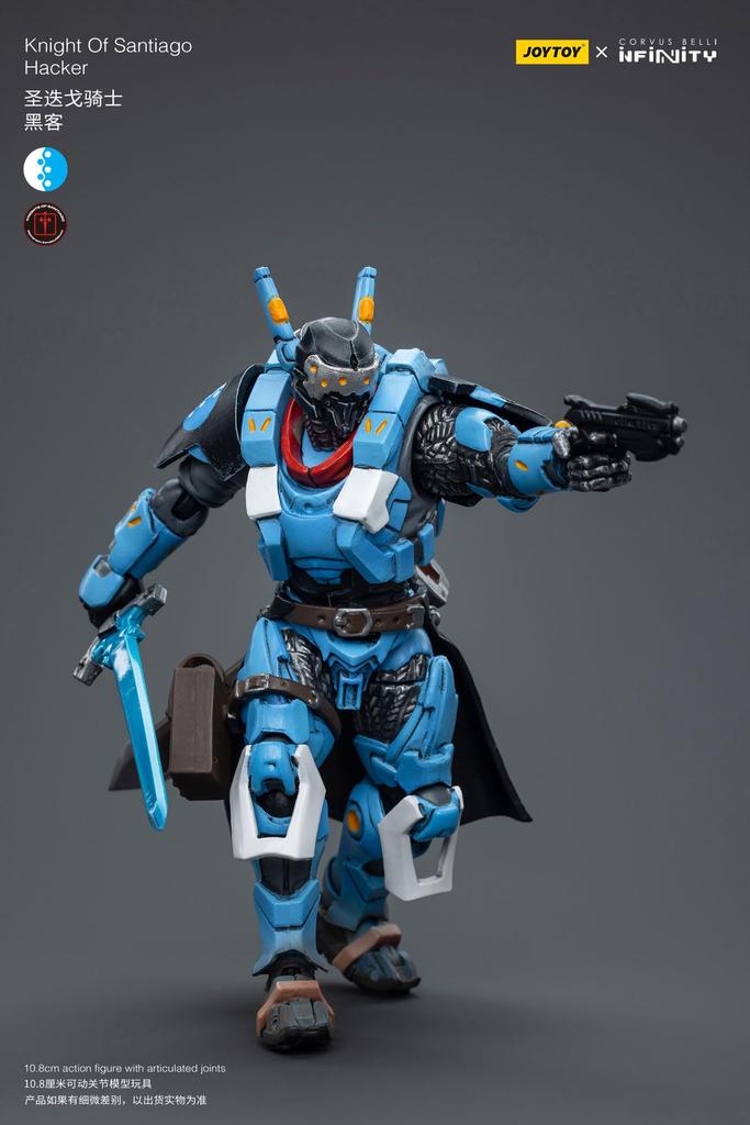 JOYTOY X Infinity Knight of Santiago Hacker Scale PVC ABS Painted Movable Figure 1/18 &