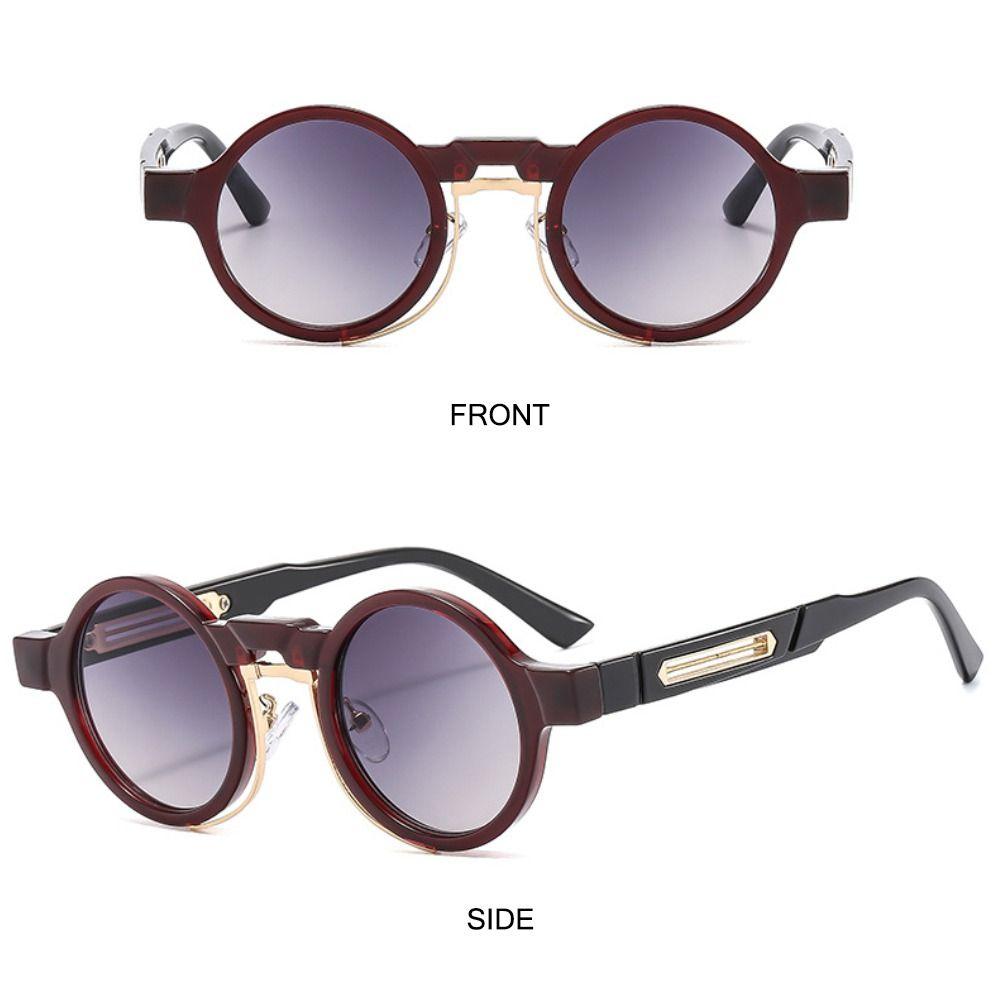 Маленькие круглые солнцезащитные очки UV400 защита Очки Новые панк солнцезащитные очки для женщин и мужчин