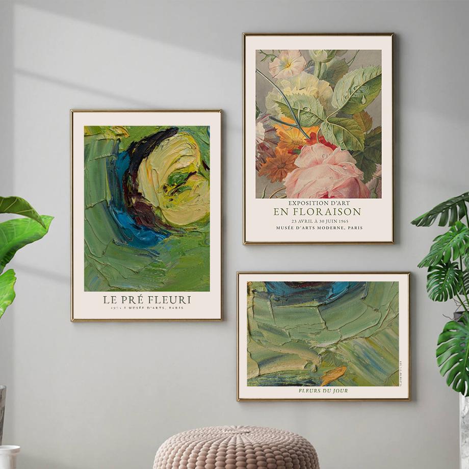 Современные минималистичные ботанические цветочные выставочные плакаты и принты, настенная живопись на холсте для гостиной, декоративные картины