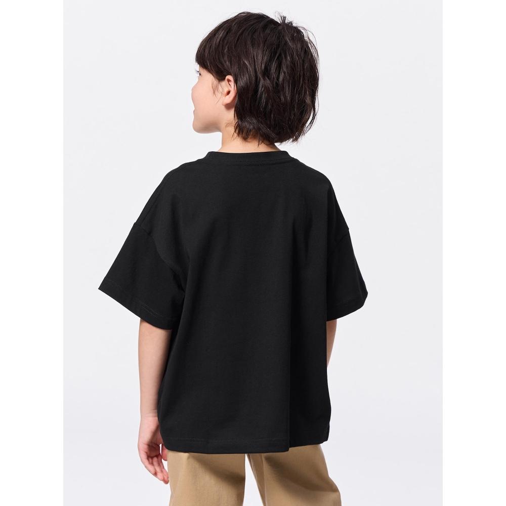 GU by Uniqlo Детский унисекс большой графический T логотип One pointT 