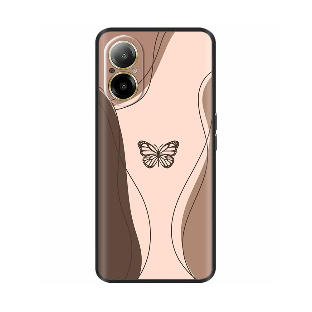 Для Realme C67 4G Чехол Накладка на телефон Крутой Милый Мягкий Гладкий Жидкий Силикон Бампер Для Oppo Realme C67 Полная Защита Задняя Крышка
