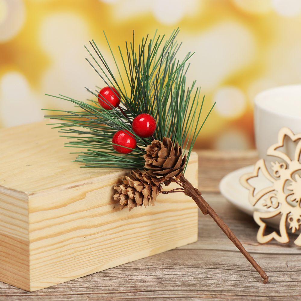 Red Christmas Berry Xmas tree Decor Home Floral Decor Christmas Ornament Artificial Flowers