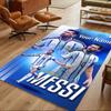 Football Messi Customize Text Floor Mat Suitable for Balcony Hallway Living Rooms Bedrooms Antislip Carpet Anime Office Decor