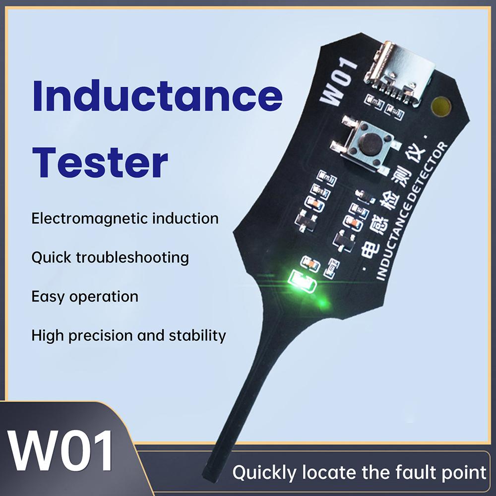 W01 Inductance Tester for Mobile Phone PC Repair Motherboard Electromagnetic Induction Rapid Fault Location Tset Tool