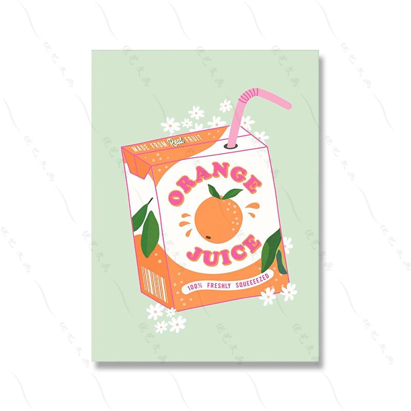 Gallery Wall Bold Fun Beverage Bloemen Pink Art Poster Cowgirl Boho Rainbow Abstract Wall Canvas Painting Print Room Home Decor