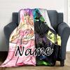 Customizable The Wizard of Oz3 Throw Blanket – Personalized Name, All-Season Cozy Snug Blanket, Machine Washable, Personalized Blanket