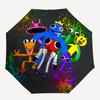 1pc Rainbow Friends Automatic Umbrella 8-Bone Design Compact Gear for Outdoor Travel, Perfect Gift for Friends or Family yy280828122