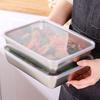 Stainless Steel Food Containers with Lids Rectangle Meal Prep Container for Fridge Storage Kitchen Tray Leak-Proof Bacon Salad Cheese Deli Meat Fruit