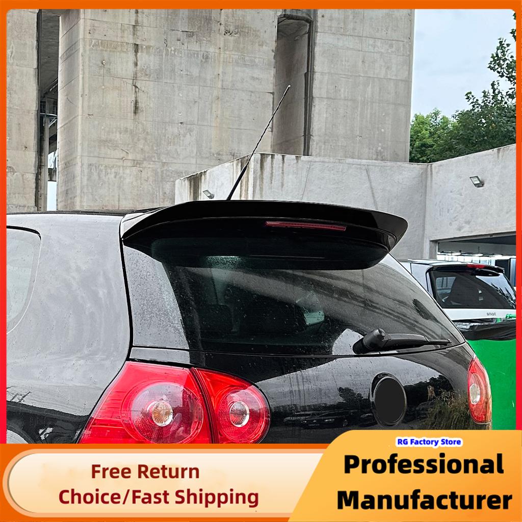 For Volkswagen Golf 5 MK5 GTI R32 2005-2009 Car Trunk Tail Wing Rear Roof Spoiler Wing Body Kit Splitter Lip Trim