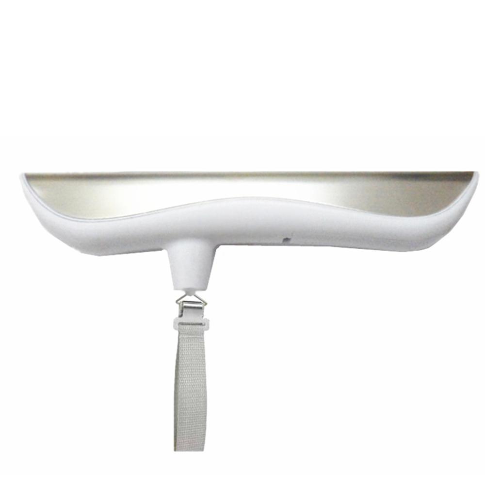 Stainless Steel LCD Hanging Luggage Weighing Scale 50kg Backlit Portable Fish Hook Hanging Scale with Tape Measure