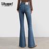 Women's Retro Slim Fit Washed Bootcut Jeans