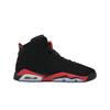 Air 6 Retro GS Reverse Infrared Продавец Детские Кроссовки Черный Светло-Карминный IQ1275-001