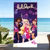 L-Lolirock-S Полотенце Микрофибра Пляжное Полотенце, Быстросохнущее, Без Песка, Ультратонкое Волокно, Супер Мягкое.