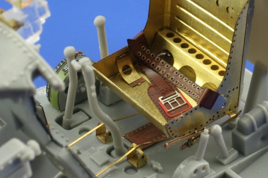 Eduard 1/32 scale Nakajima Ki-84 Hayate interior photo-etched parts (for Hasegawa) plastic model kit EDU32542