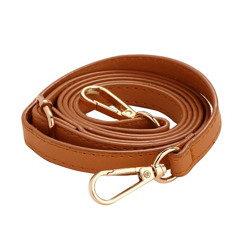 125cm Long Bag Strap PU Leather Shoulder Bag Strap 1.2cm Wide Accessories For Handbags Fashion PU Bag Strap For Crossbody Belts
