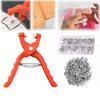 Инструмент для установки Клещи для давления Набор когтей для пуговиц Металлические швейные пуговицы Принадлежности для изготовления глаз
