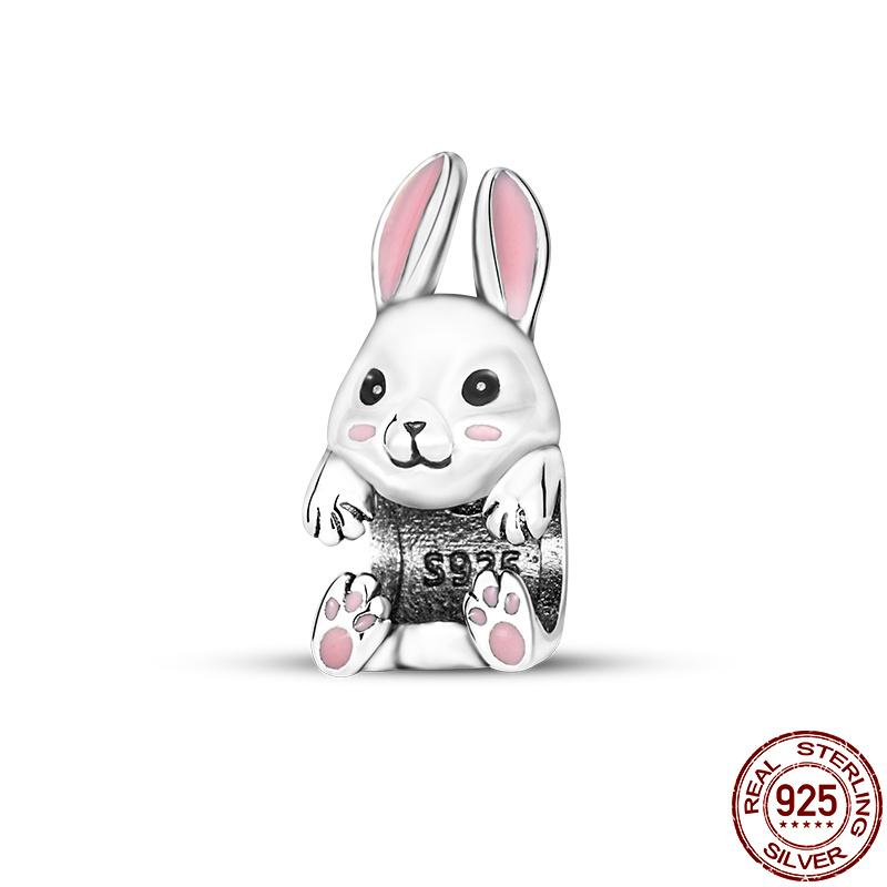 Новый оригинальный S925 стерлингового серебра шарм подвеска мотоцикл радуга сглаза гантели браслеты женщины DIY ювелирные изделия подарок