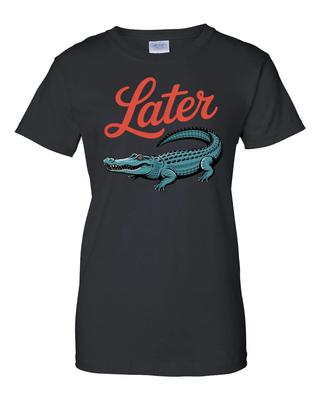 Женская футболка Later Gator